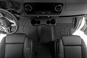 Mercedes-Benz Sprinter 3500 Floor Mats - Front - Rough Country - Sure-Fit - '19-'25